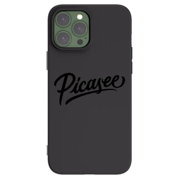 Picasee silikonski črni ovitek za Apple iPhone 13 Pro Max - Picasee - old logo - black