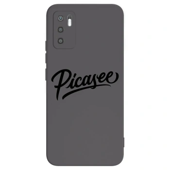 Picasee silikonski črni ovitek za Xiaomi Redmi Note 10 5G - Picasee - old logo - black
