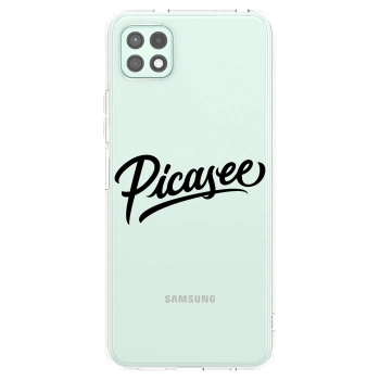 Picasee silikonski prozorni ovitek za Samsung Galaxy A22 A226B 5G - Picasee - old logo - black