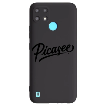 Ovitek za Realme C21 - Picasee - old logo - black