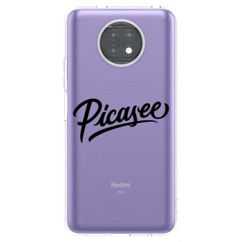 Picasee silikonski prozorni ovitek za Xiaomi Redmi Note 9T - Picasee - old logo - black