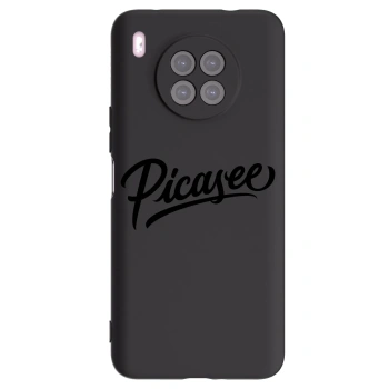 Picasee silikonski črni ovitek za Huawei Nova 8i - Picasee - old logo - black