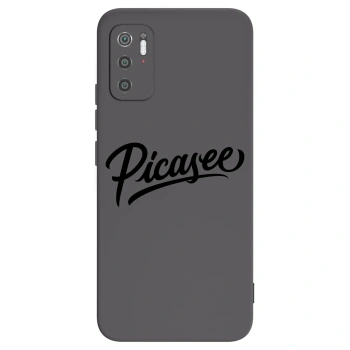 Picasee silikonski črni ovitek za Xiaomi Poco M3 Pro 5G - Picasee - old logo - black