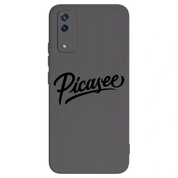 Picasee silikonski črni ovitek za Vivo Y11s - Picasee - old logo - black