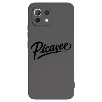 Picasee silikonski črni ovitek za Xiaomi 11 Lite 5G NE - Picasee - old logo - black