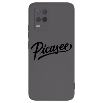 Picasee silikonski črni ovitek za Realme 8 5G - Picasee - old logo - black