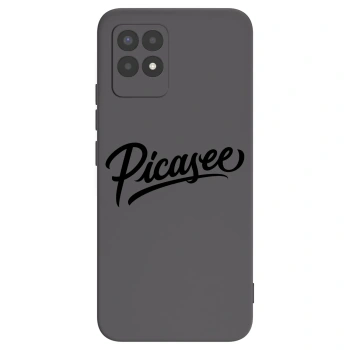 Picasee silikonski črni ovitek za Realme 8i - Picasee - old logo - black