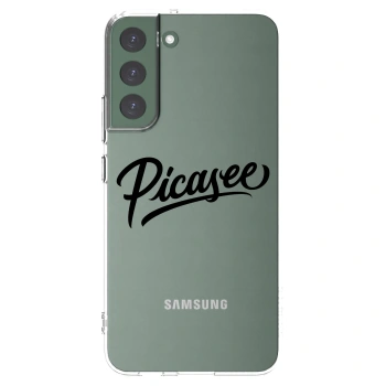 Picasee silikonski prozorni ovitek za Samsung Galaxy S22+ 5G - Picasee - old logo - black