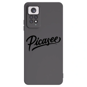 Picasee silikonski črni ovitek za Xiaomi Redmi Note 11 - Picasee - old logo - black