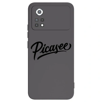 Picasee silikonski črni ovitek za Xiaomi Poco X4 Pro 5G - Picasee - old logo - black