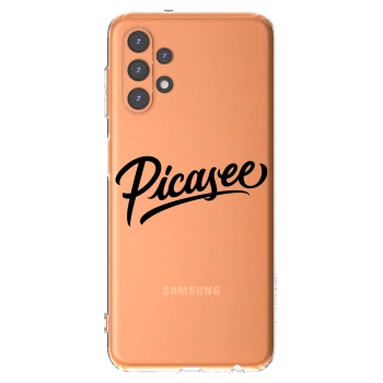 Picasee silikonski prozorni ovitek za Samsung Galaxy A13 4G A135 - Picasee - old logo - black