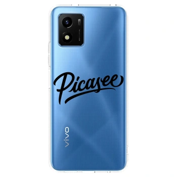 Picasee silikonski prozorni ovitek za Vivo Y01 - Picasee - old logo - black