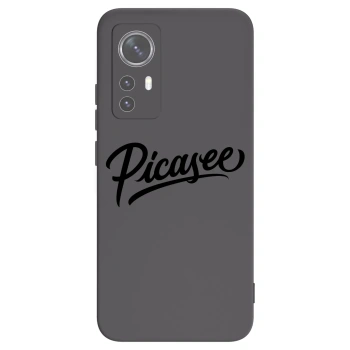 Picasee silikonski črni ovitek za Xiaomi 12X - Picasee - old logo - black