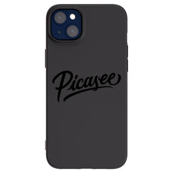 Picasee silikonski črni ovitek za Apple iPhone 14 Plus - Picasee - old logo - black