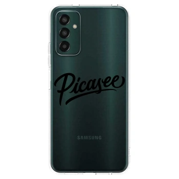 Picasee silikonski prozorni ovitek za Samsung Galaxy M13 M135F - Picasee - old logo - black