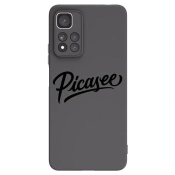 Picasee silikonski črni ovitek za Xiaomi Redmi Note 11 Pro+ 5G - Picasee - old logo - black