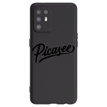 Picasee silikonski črni ovitek za OPPO A94 5G - Picasee - old logo - black