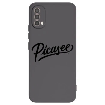 Ovitek za Motorola Moto E40 - Picasee - old logo - black
