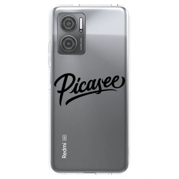 Picasee silikonski prozorni ovitek za Xiaomi Redmi 10 5G - Picasee - old logo - black