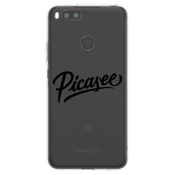 Picasee silikonski prozorni ovitek za Xiaomi Redmi A1 - Picasee - old logo - black