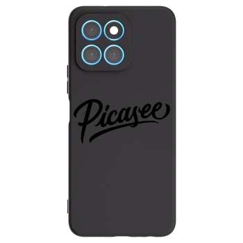 Picasee silikonski črni ovitek za Honor X6 - Picasee - old logo - black