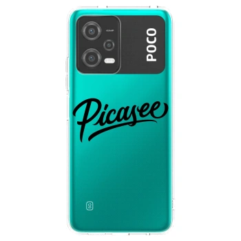 Picasee silikonski prozorni ovitek za Xiaomi Poco X5 - Picasee - old logo - black
