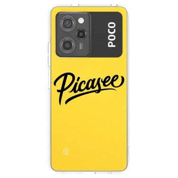 Picasee silikonski črni ovitek za Xiaomi Poco X5 Pro - Picasee - old logo - black