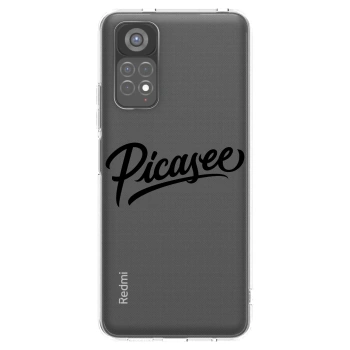 Picasee silikonski prozorni ovitek za Xiaomi Redmi Note 11S 5G - Picasee - old logo - black