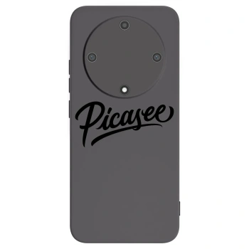 Picasee silikonski črni ovitek za Honor Magic5 Lite 5G - Picasee - old logo - black