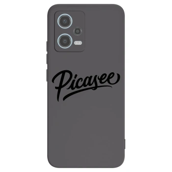 Picasee silikonski črni ovitek za Xiaomi Redmi Note 12 5G - Picasee - old logo - black