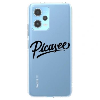 Picasee silikonski prozorni ovitek za Xiaomi Redmi Note 12 5G - Picasee - old logo - black