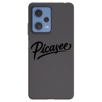 Picasee silikonski črni ovitek za Xiaomi Redmi Note 12 Pro 5G - Picasee - old logo - black