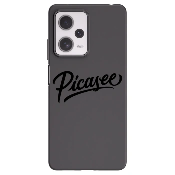 Picasee silikonski črni ovitek za Xiaomi Redmi Note 12 Pro+ 5G - Picasee - old logo - black