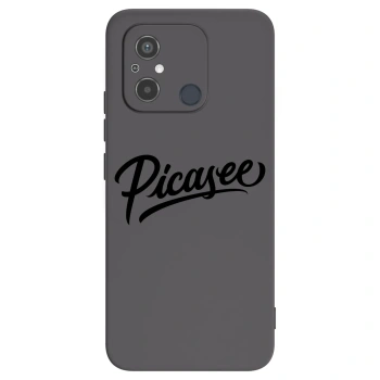 Picasee silikonski črni ovitek za Xiaomi Redmi 12C - Picasee - old logo - black