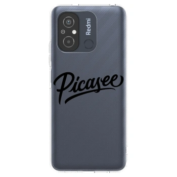 Picasee silikonski prozorni ovitek za Xiaomi Redmi 12C - Picasee - old logo - black