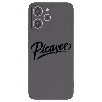 Picasee silikonski črni ovitek za Xiaomi Redmi 12 4G - Picasee - old logo - black
