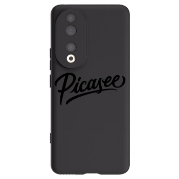 Picasee silikonski črni ovitek za Honor 90 5G - Picasee - old logo - black