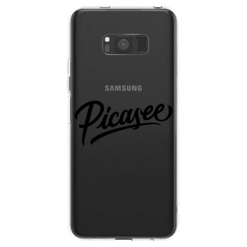 Picasee silikonski prozorni ovitek za Samsung Galaxy S8 G950F - Picasee - old logo - black