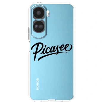 Picasee silikonski prozorni ovitek za Honor 90 Lite 5G - Picasee - old logo - black