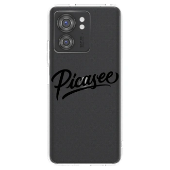 Picasee silikonski prozorni ovitek za Motorola Edge 40 - Picasee - old logo - black