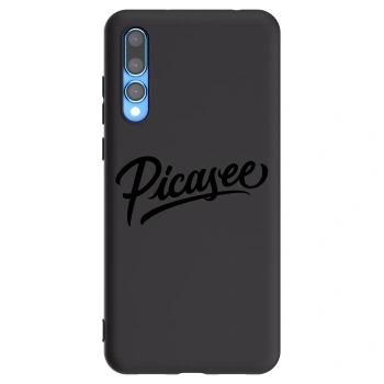Picasee silikonski črni ovitek za Huawei P20 Pro - Picasee - old logo - black