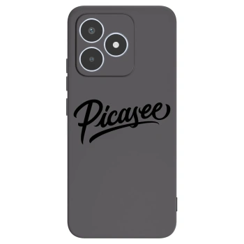 Picasee silikonski črni ovitek za Realme C53 - Picasee - old logo - black