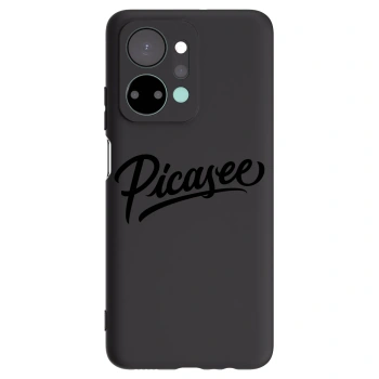 Picasee silikonski črni ovitek za Honor X7a - Picasee - old logo - black