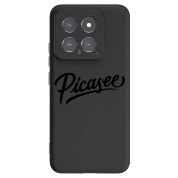 Picasee silikonski črni ovitek za Xiaomi 14 - Picasee - old logo - black