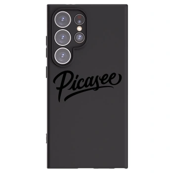 Picasee silikonski črni ovitek za Samsung Galaxy S24 Ultra S928B 5G - Picasee - old logo - black