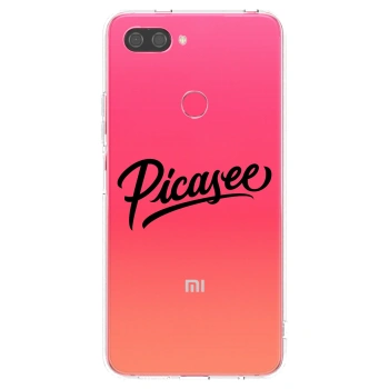 Picasee silikonski prozorni ovitek za Xiaomi Mi 8 Lite - Picasee - old logo - black