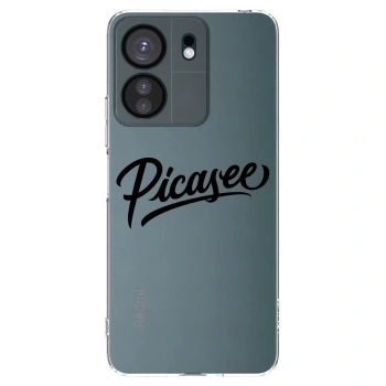 Picasee silikonski prozorni ovitek za Xiaomi Redmi 13C 4G - Picasee - old logo - black