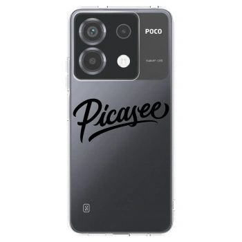 Picasee silikonski prozorni ovitek za Xiaomi Poco X6 - Picasee - old logo - black