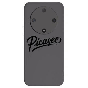 Picasee silikonski črni ovitek za Honor Magic6 Lite 5G - Picasee - old logo - black