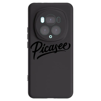 Picasee silikonski črni ovitek za Honor Magic6 Pro - Picasee - old logo - black